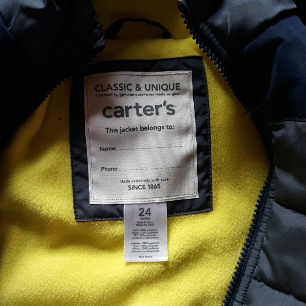 Carters winter jacket - Picture 2 of 3